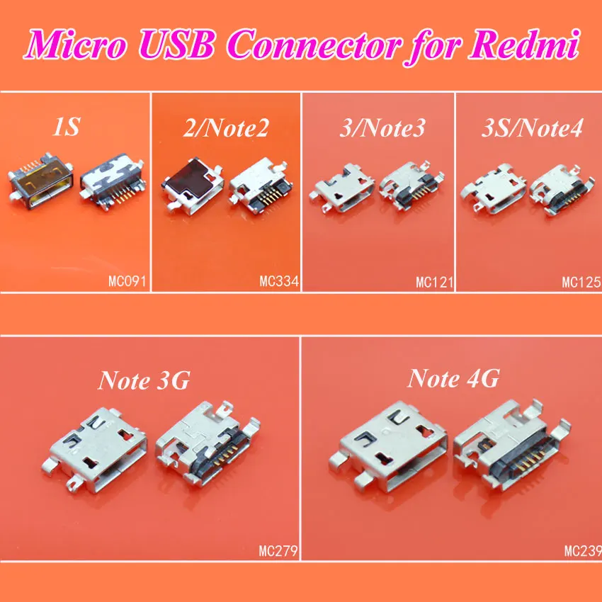 1 шт. разъем Micro USB cltgxdd для Xiaomi Redmi 1s 2 3 3s зарядный Hongmi note 4 3G 4G|port connector|port micro usbport usb |