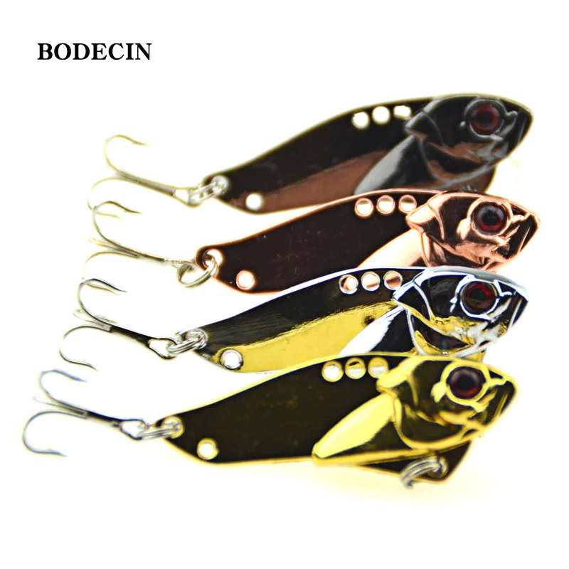 Рыболовная приманка воблеры с металлическими блесками 4 шт. 5 см 10 8 г рыболовные