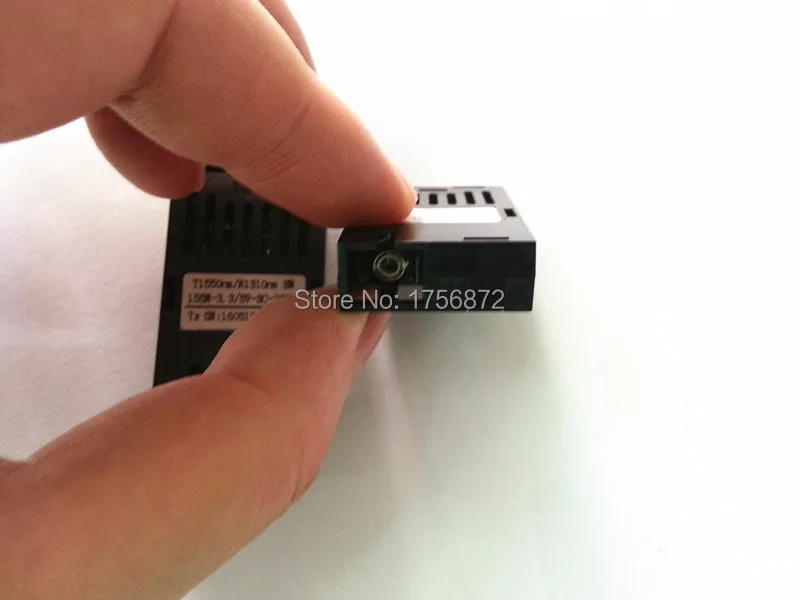 SC разъем 10/100 м 1x9 двунаправленный оптический трансивер-биди одиночное волокно 20