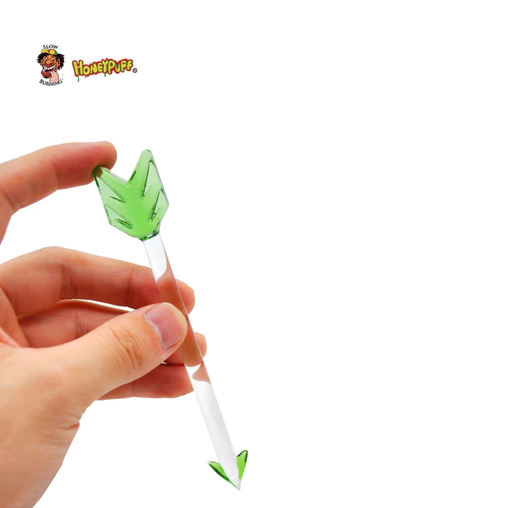 HONEYPUFF 5 12 дюймов воск Dab инструмент премиум стекло Dabbler красочные толстые Pyrex Dabber