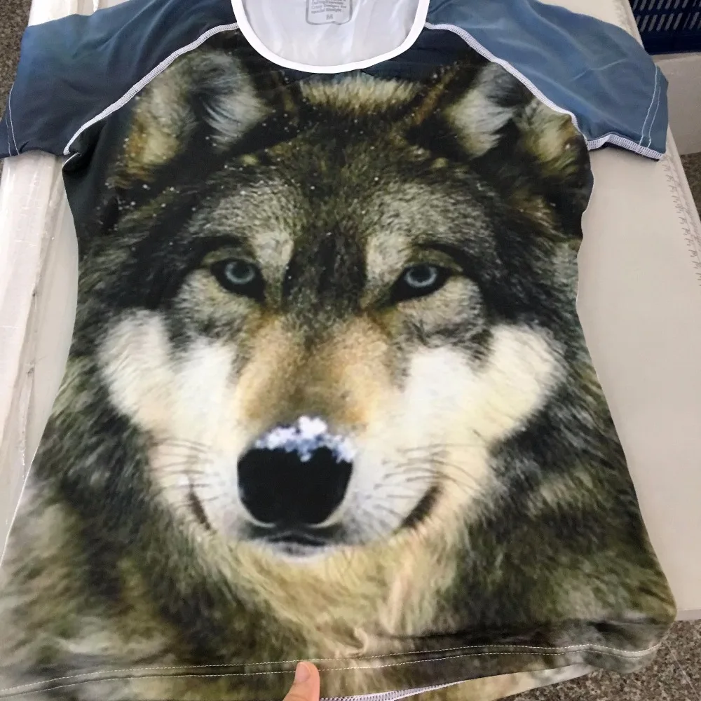 

FORUDESIGNS T-shirt Women 3D Border Collie Printing Summer Tops Tees Funny Dog T Shirts Feminism Female Casual Tee Shirt Couple
