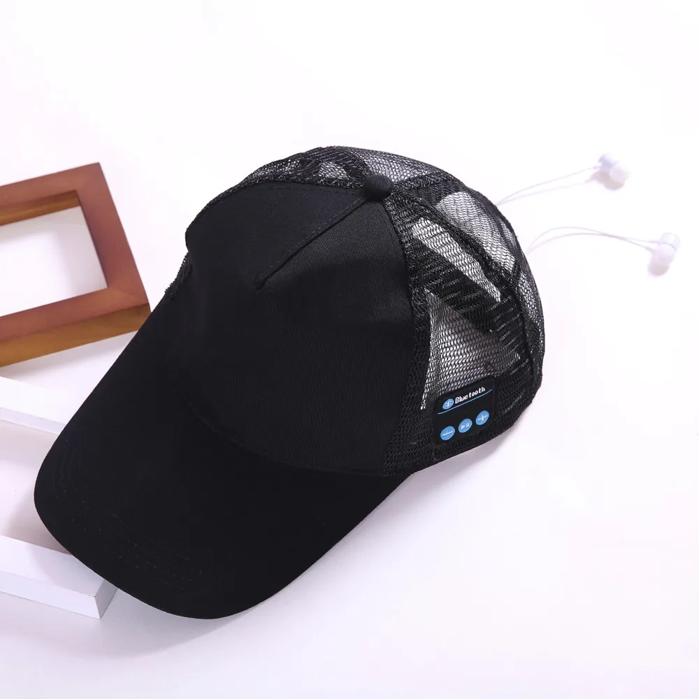A CW7 Мода, шапка с Bluetooth, спортивные Беспроводной Bluetooth Музыка Мода шляпа Кепки динамики гарнитуры микрофон QIY12 D23 - Цвет: A