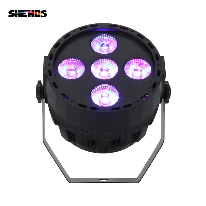 Мини LED Par 5x10 Вт RGBW DMX512 сценический эффект Освещение хорошее для диско DJ День