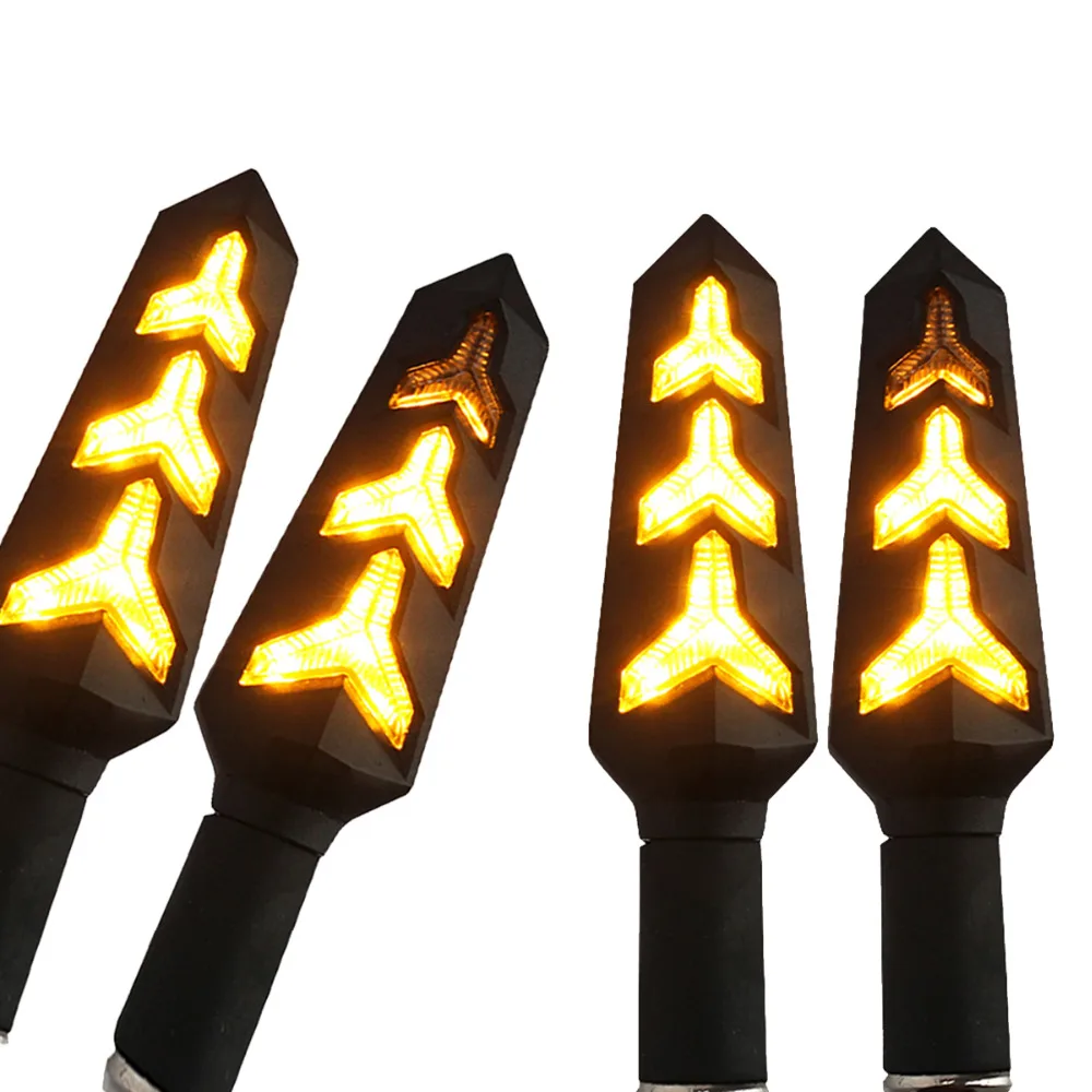 

2/4PCS Motorcycle Flow LED Turn Signal Indicator flashing light Indicator Lamp For Aerox155 NVX155 150 125 FZ1 FZ6 FZ8 FAZER