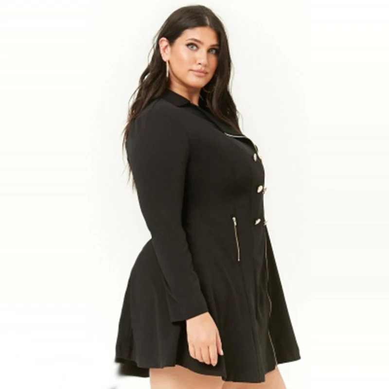 Большие размеры куртки пальто женское 5xl 6xl 7xl и женские черные офисные длинные