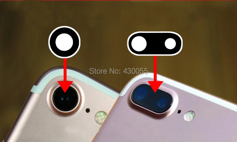 Новый стеклянный чехол Ymitn для задней камеры iPhone 7 7Plus бесплатная доставка с