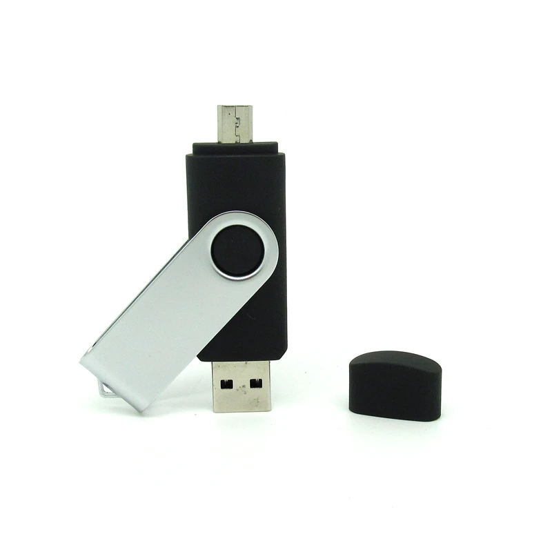 Вращение OTG USB флэш накопитель розовый/синий/зеленый Флеш карта памяти TF с