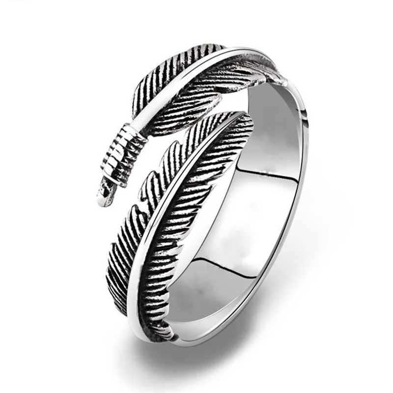 

LNRRABC Stainless Steel Open Retro Men's Ring Finger Punk Ring Couple Jewelry Wholesale Bijoux Femme Engagement Ring Accessories