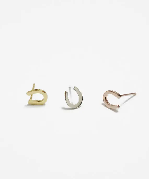 10 пар модные серьги гвоздики в форме подковы|horseshoe stud earrings|fashion earringsstud earrings |