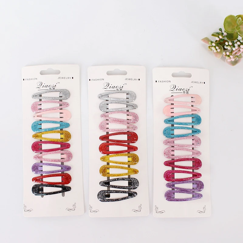 Милые детские заколки для волос аксессуары укладки 3 модели конфетных цветов