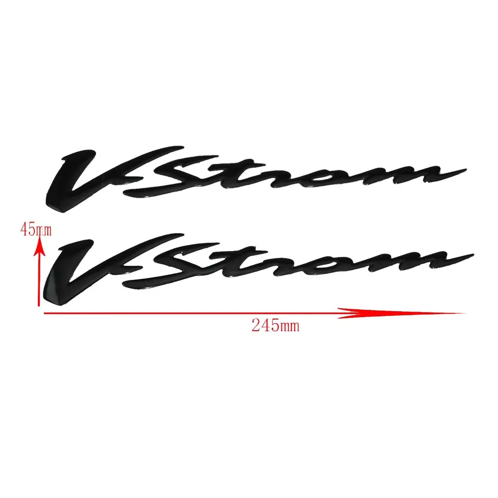 KODASKIN мотоцикл эмблема наклейка повышение 3D для DL650 DL1000 V strom 2 шт. черный цвет|motorcycle