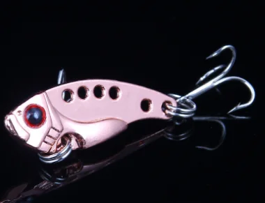 1Pcs Metal VIB Lures 3.5cm 3.5g vivid Vibrations Spoon Lure Fishing bait Bass Artificial Hard Bait Cicada lure 3D Eyes | Спорт и