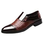Мужские брендовые Роскошные туфли, лакированная кожа, классические офисные туфли, мужские официальные деловые кожаные туфли, 2019