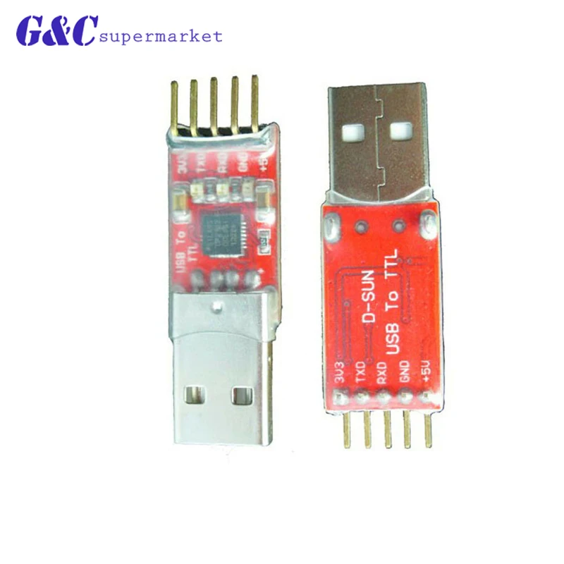 1 шт. красный или черный модуль USB 2 0 в TTL UART CP2102 последовательный преобразователь