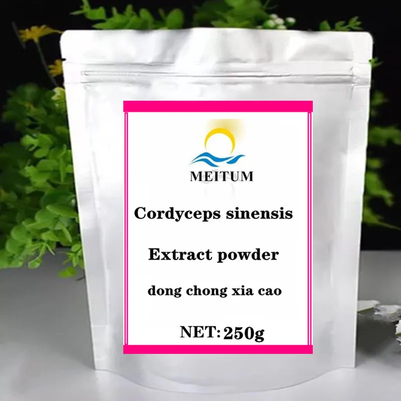 250g Чистый Кордицепс Синенсис экстракт порошок, кордицепс Синенсис мицелия полисахарид, кордицепс Синенсис порошок, хорошее качество - Цвет: 250g