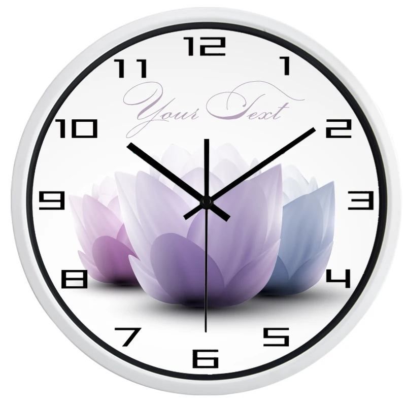 Часы настенные в стиле Лотос|lotus wall clock|wall clockclock personalized |