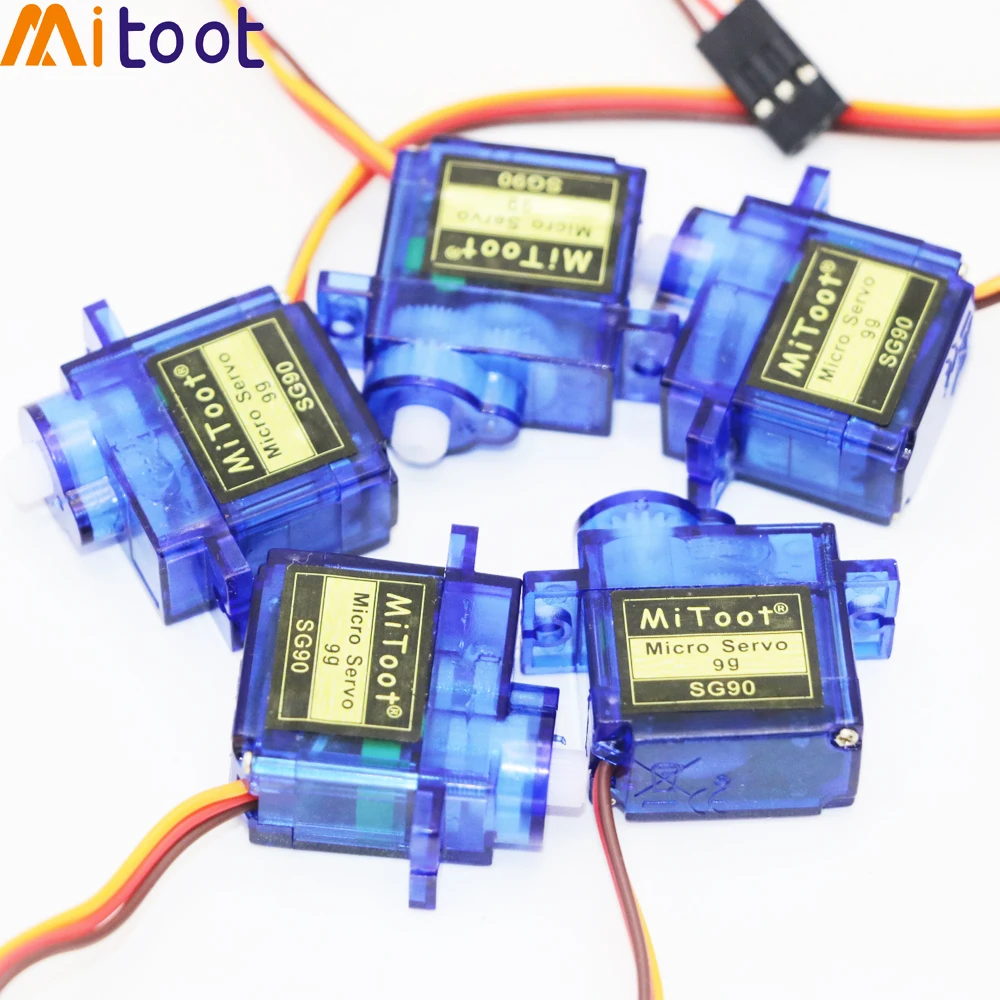 20 шт./лот Mini Gear Micro Servo Mitoot SG90 Для радиоуправляемой машины лодки вертолета самолета