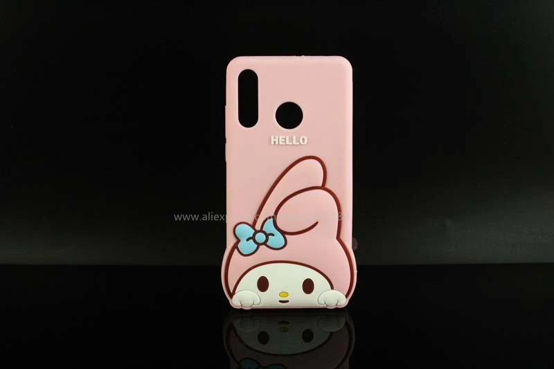 Чехол для huawei P30 Lite, силиконовый чехол с 3D рисунком Микки, Минни, свиньи, кошки, стежка, чехол s для huawei P30 Lite 6,15"