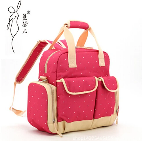 5 шт./компл. сумки для подгузников в горошек брендовая большая сумка