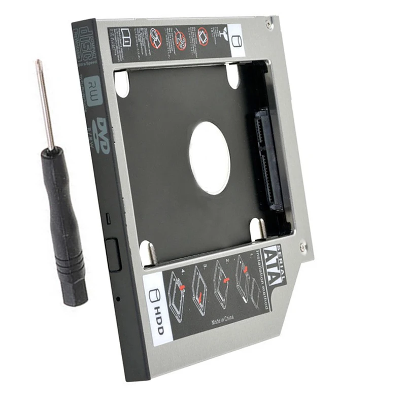 Мм 9 5 мм Универсальный SATA 2nd HDD SSD жесткий диск caddy bay адаптер для ASUS x550c x550b x550v x550d x450c