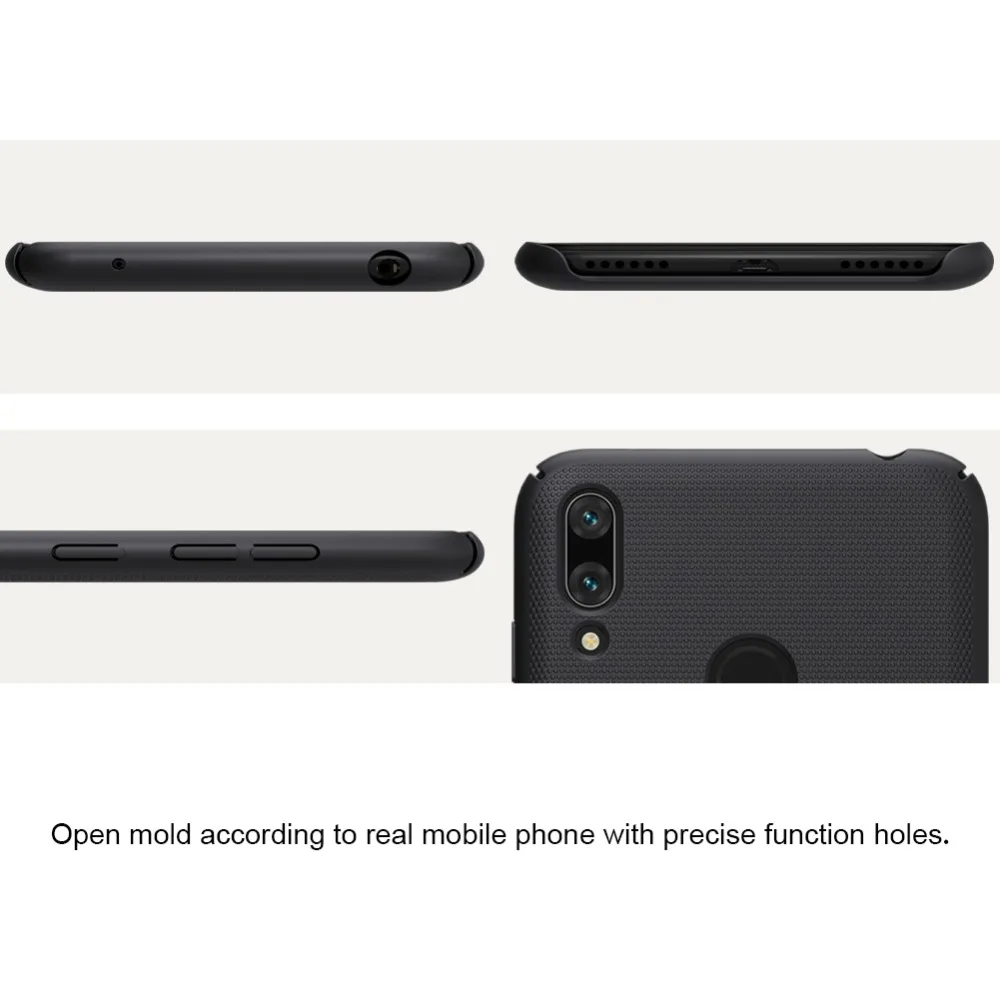 Nillkin для Huawei Y7 Prime чехол жесткий чехол из поликарбоната матовый щит ультра тонкий чехол для телефона Huawei Y7 задняя крышка Щит