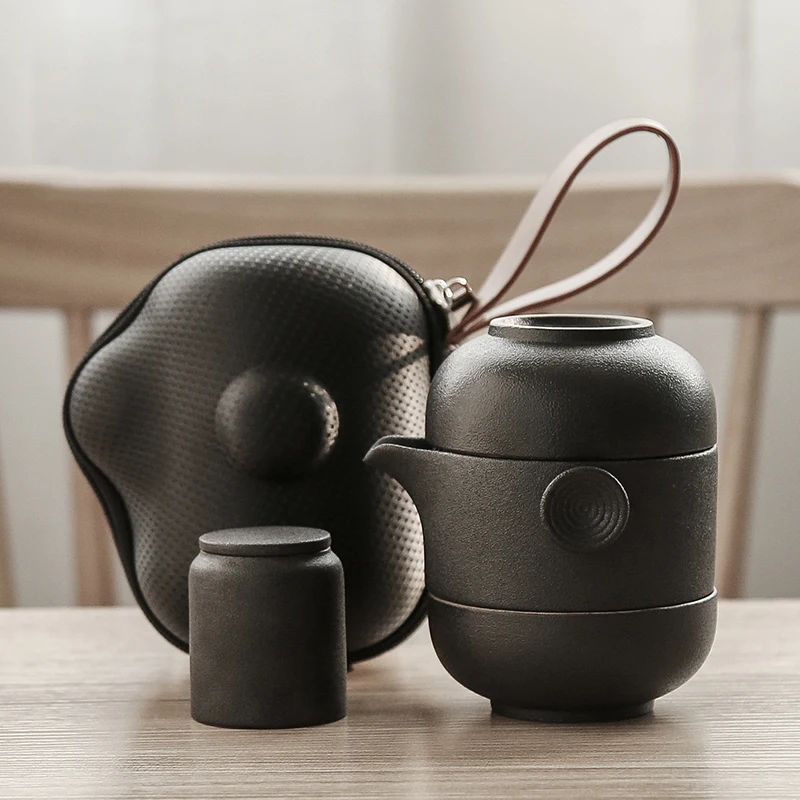 TANGPIN керамический чайник gaiwan с 2 чашками чайный сервиз для кофе портативный