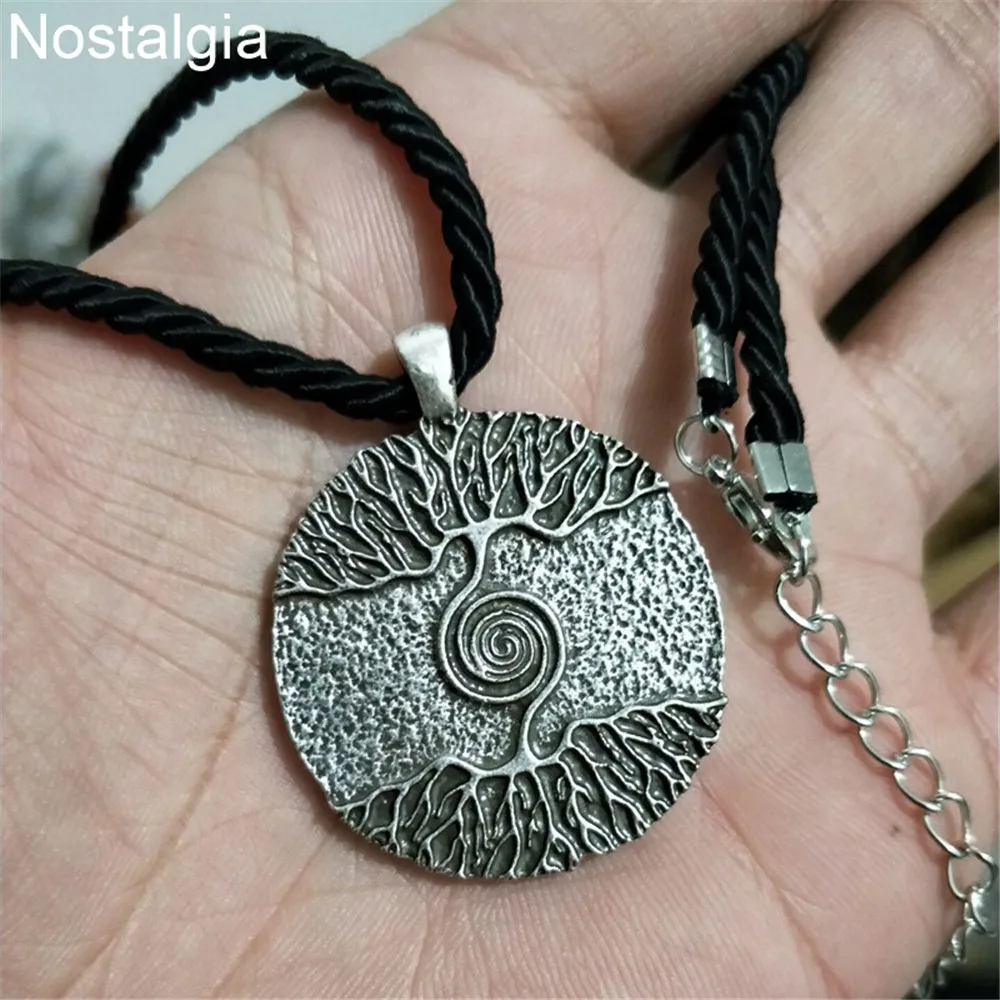 Ностальгия Древо жизни кулон мировое дерево ожерелье викингов Yggdrasil нордический