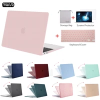 new 2021 laptop case for macbook m1 air promax 16 14 13 inch chip a2442a2485a2179a2337a2338a2289a2141a1932 touch barid cover