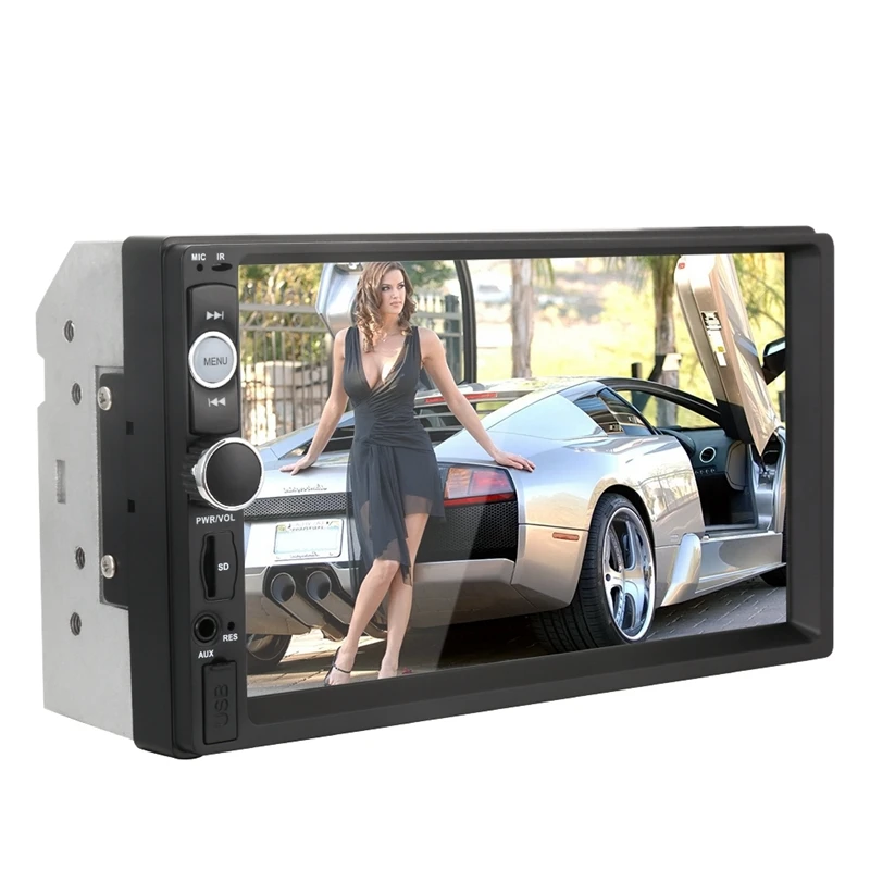 2 din автомобильное радио 7 &quotHD плеер MP5 сенсорный экран цифровой дисплей Bluetooth