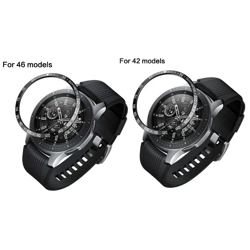 Сменный металлический ободок из нержавеющей стали для Samsung Galaxy Watch чехол 46 мм/42 мм