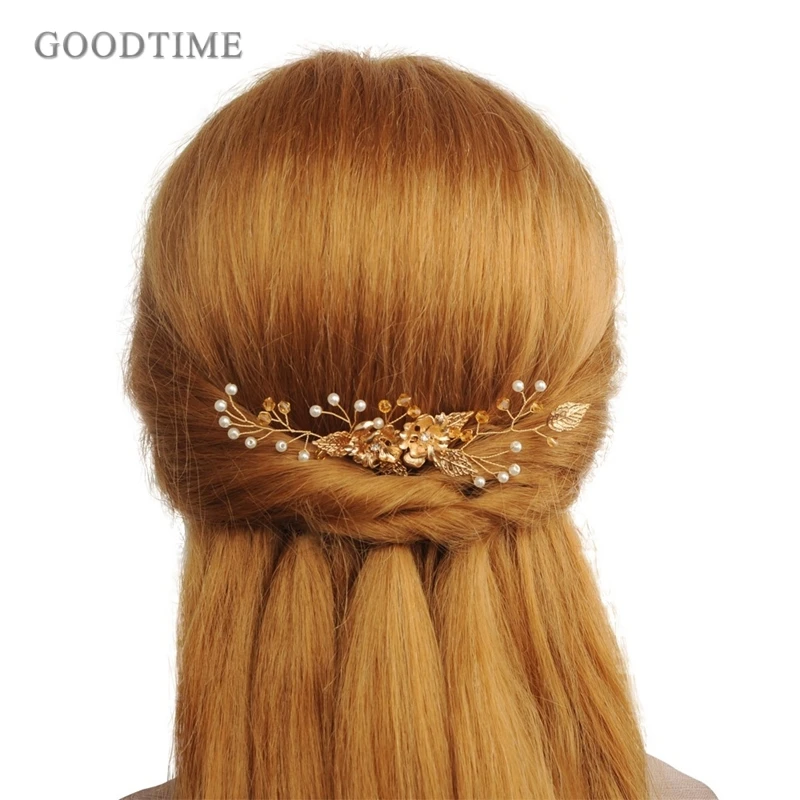 Модные свадебные аксессуары для волос Стразы заколки-Гребни повязка на голову с