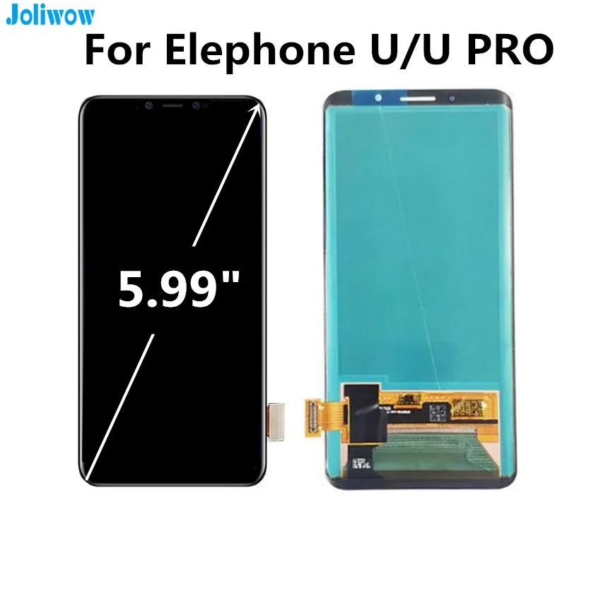 Для elephone U UPRO изогнутый экран ЖК-дисплей+ сенсорный экран в сборе запасные аксессуары для телефона elephone U PRO ЖК-экран