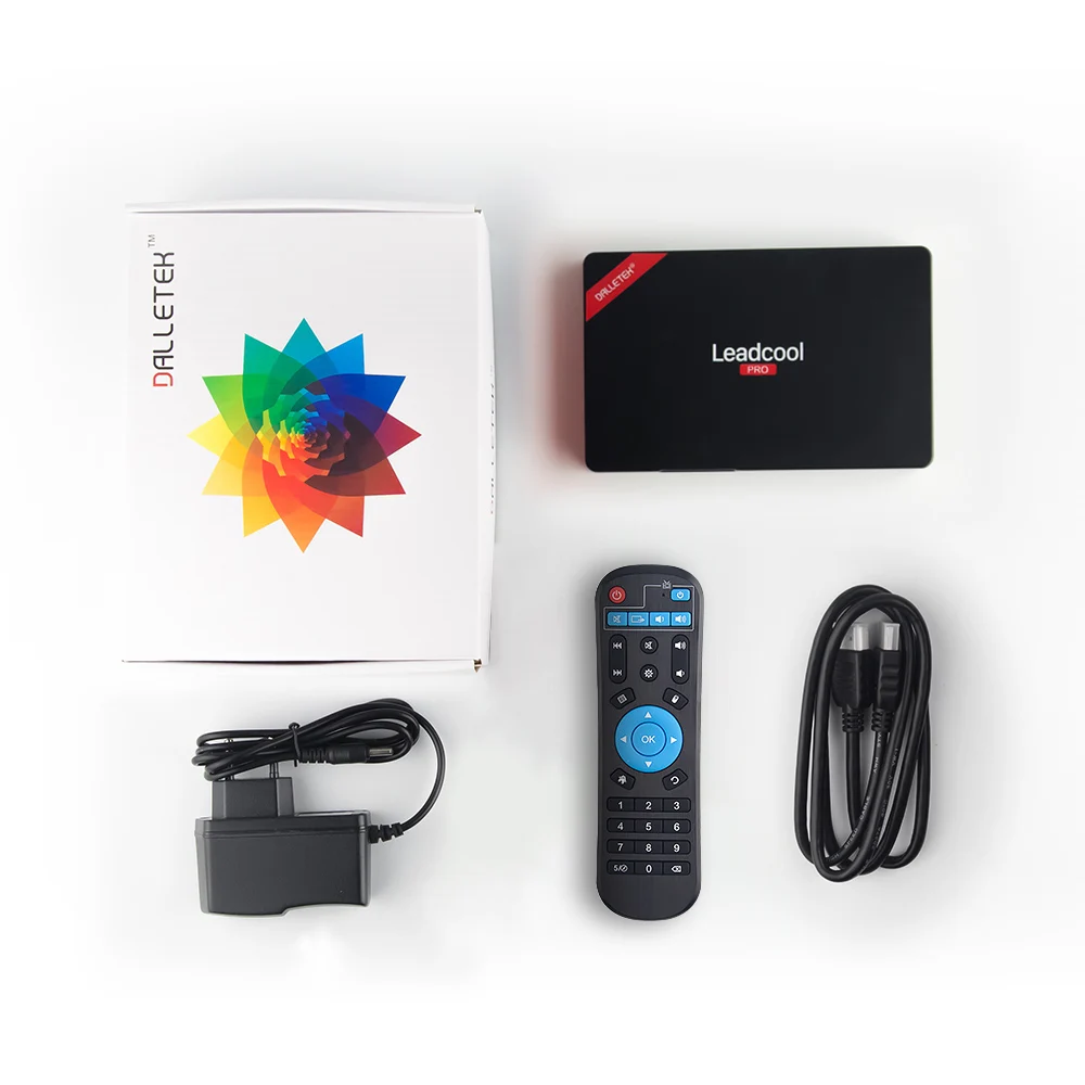 Leadcool Pro Android 8 1 ТВ приставка 2 + 16G/1 8G RK3229 четырехъядерный поддержка 4K H.265 декодер 4 GHz