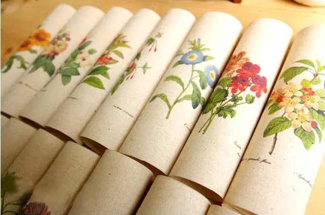 Ручная роспись классический цветочный 24 шт. Ассорти хлопок белье печатных одеяло