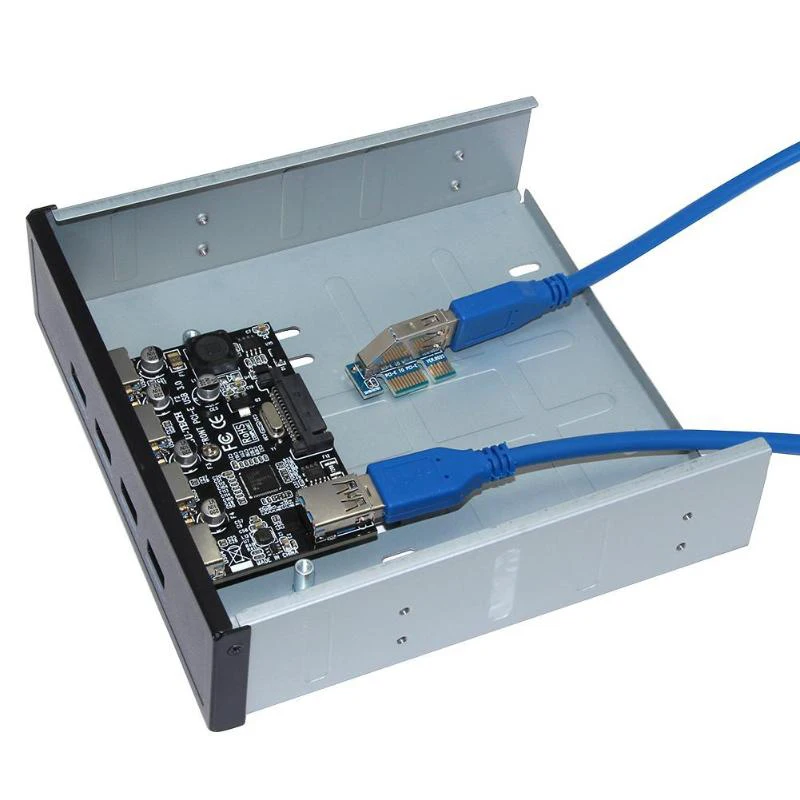 Карта контроллера AAAJ-Express Ssu Fu3401 Pci-E на 4 порта Usb 3 0 Pci Express плата расширения с платой