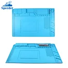 Термостойкий Коврик для пайки, силиконовый тепловой пистолет, BGA изоляция паяльной станции Pad, инструменты для ремонта, платформа для обслуживания