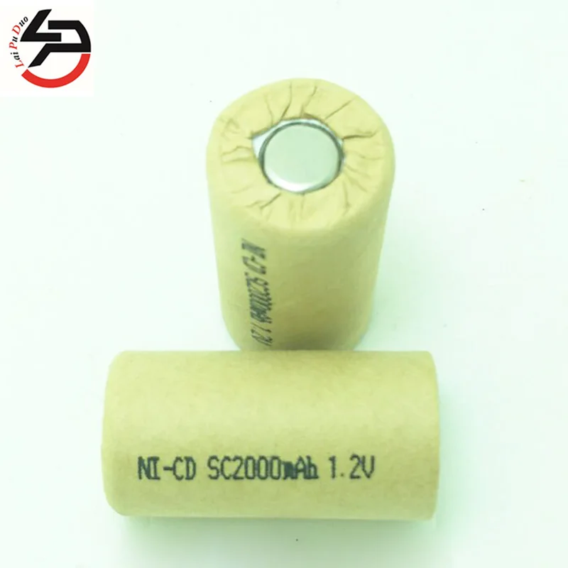 SC2000mAh 1 2 V NI CD Батарея клетки Перезаряжаемые Batteria 10A Замена для Bosch Мощность
