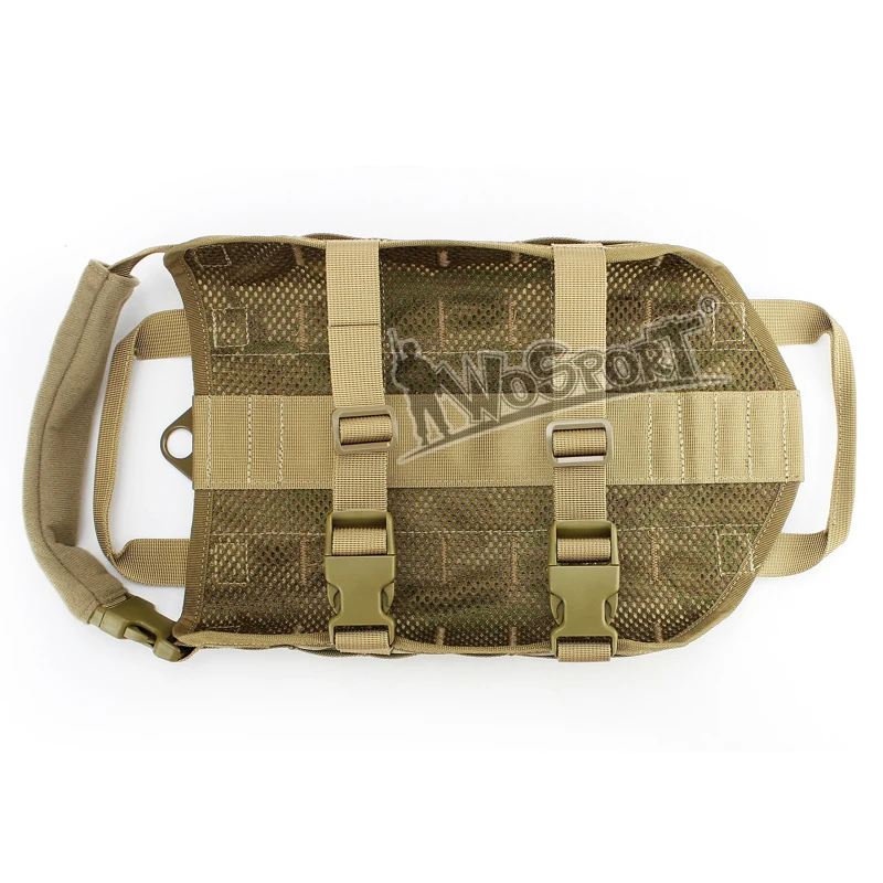 WoSporT Новая военная тактическая тренировочная жилетка для собак Molle компактная