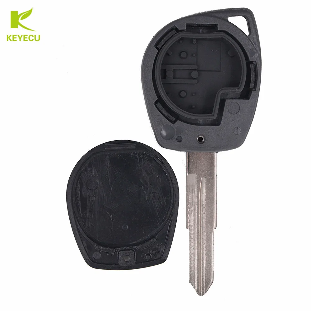 KEYECU Replacement Remote Key Shell Case Fob 2 Button With New Rubber Pad For Suzuki VITARA SWIFT IGNIS SX4 Liana ALTO | Автомобили и