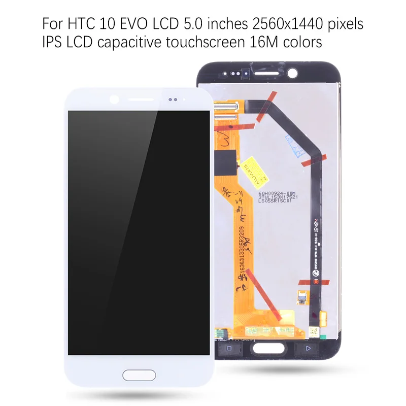 Дисплей для HTC 10 EVO LCD в сборе с тачскрином Оригинал 5.5'' Черно-белый | Мобильные