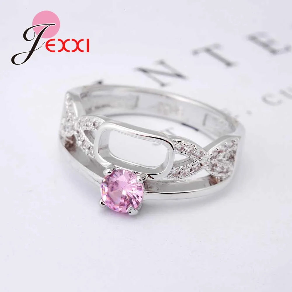 Preety Geomantic Hollow Shape Cross Style Craving Rings For Women 925 Silver Accessories Free Shipping Low Price Wholesale | Украшения и