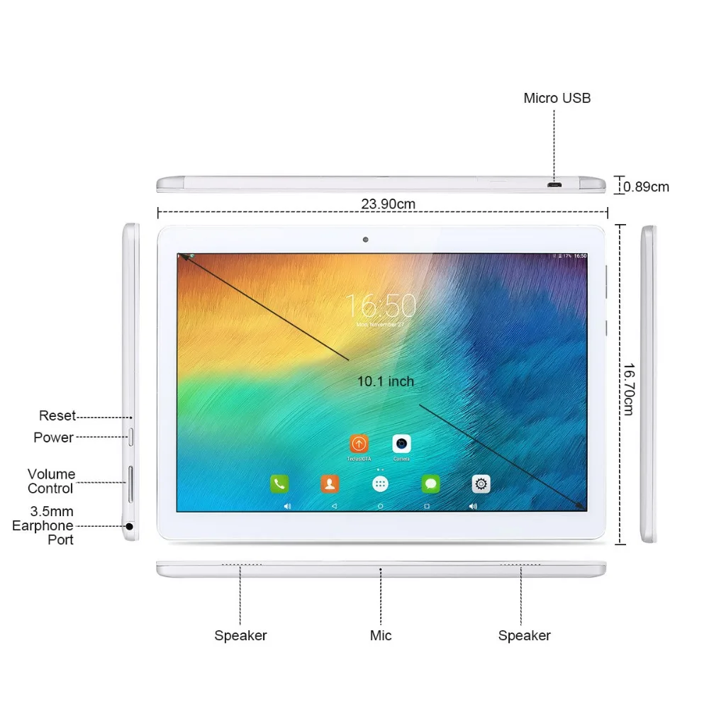 Восьмиядерный планшет TECLAST 98 MT6753 2 Гб ОЗУ 32 Гб ПЗУ 10,1 дюймов MID планшет 1920*1200 ips LTE WCDMA GSM WiFi Dual-SIM gps