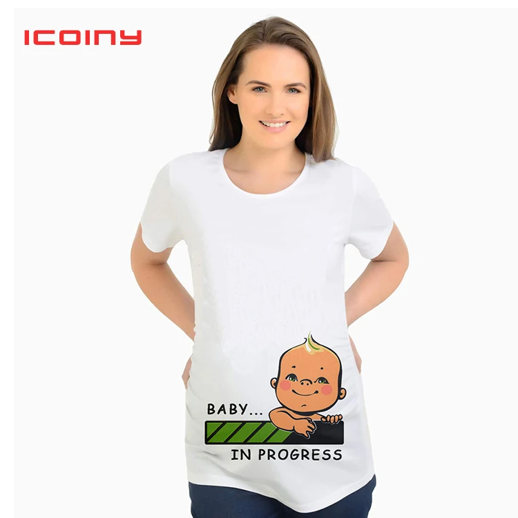 Летние футболки для беременных женщин облегающие топы с милым принтом кормления