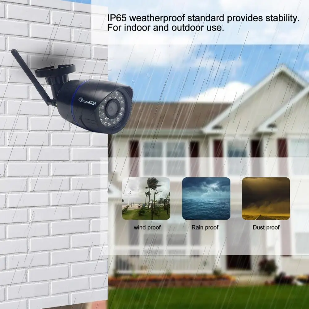 1080 P WI FI Ip камера Беспроводная 960 720 ONVIF Проводная P2P Пуля Уличная Камера С Слотом SD