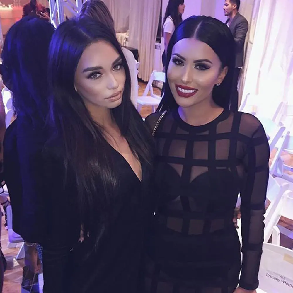 Прозрачное Черное Сетчатое платье длиной до колена из вискозы с длинным рукавом