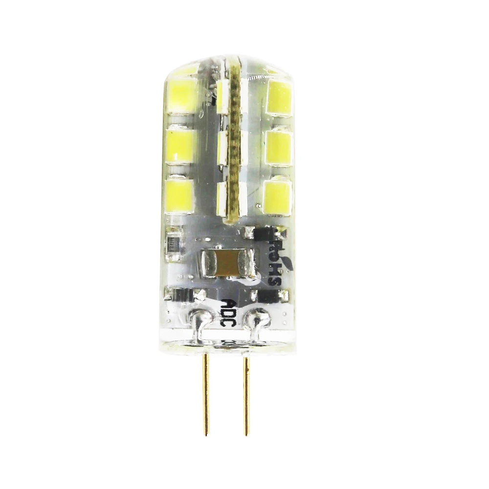 Светодиодная лампа G4 SMD3014 2835 с 24 чипами энергосберегающая 6 Вт переменный ток 12 В
