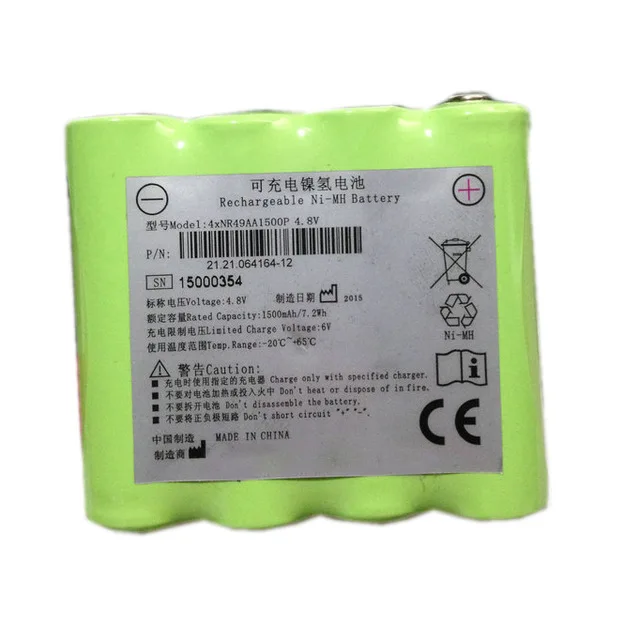 Для EDAN 4XNR49AA1500P H100B CS 01 4 8 v 1500mAh Новый оксиметр батарея Новинка 1 год| |