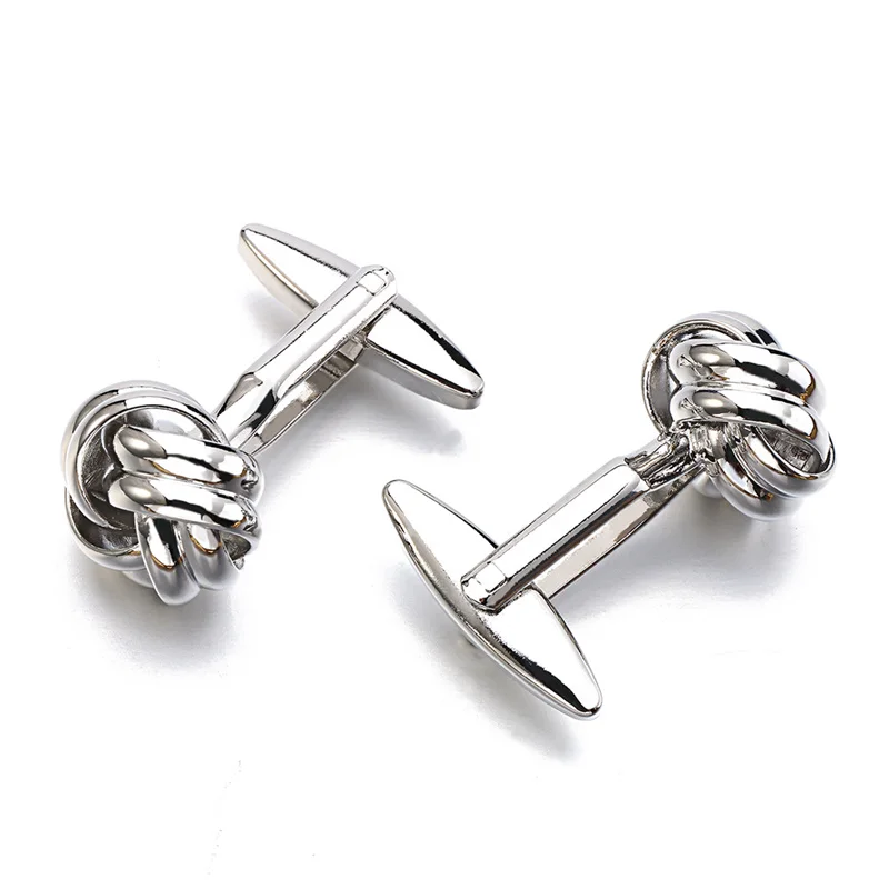 Лидер продаж серебристые цветы рождественский подарок для мужчин запонки новый