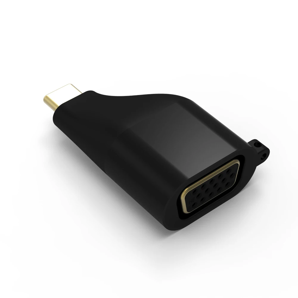 Адаптер с разъемом типа C на HDMI 4K 60HZ USB VGA DP Mini для мужчин и женщин брелоком MacBook 2017