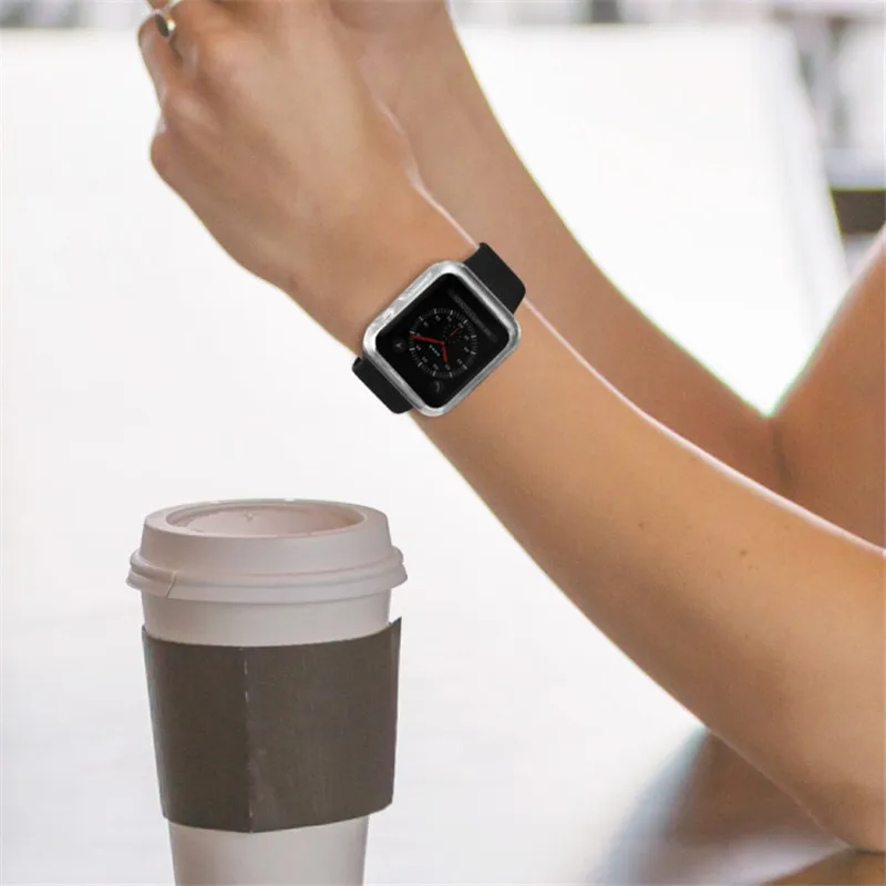 Аксессуары для наручных часов Apple Watch корпус Series4 3 2 Мягкая тонкая защитная пленка